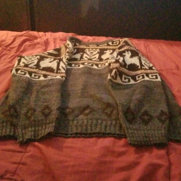 MEN'S XL 100% WOOL ECUADOR CHRISTMAS SWEATER!!!! - Picture 6 of 8